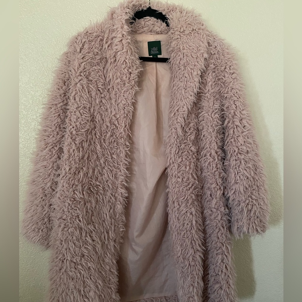 Pink Fluffy Coat
